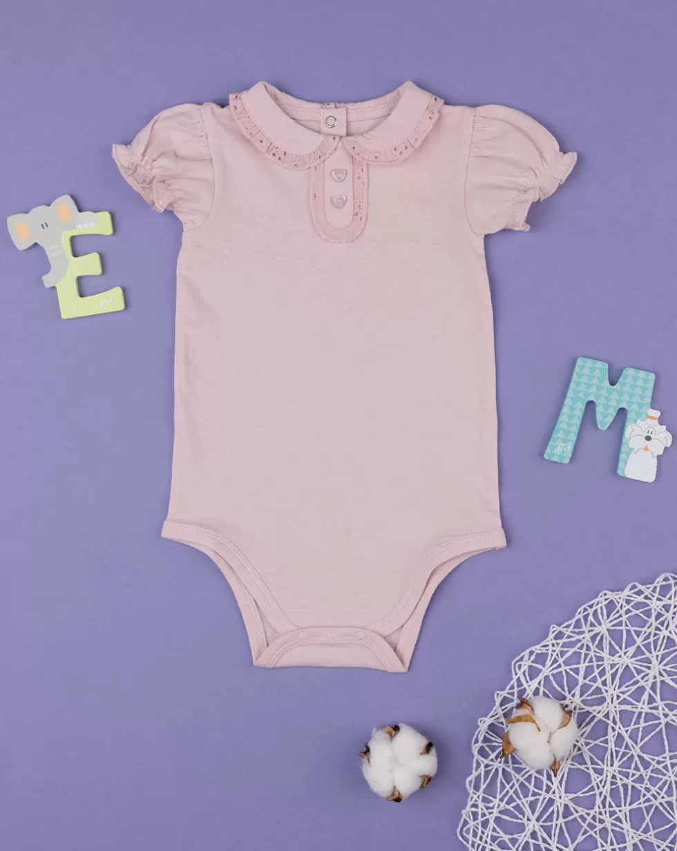 Body Bimba Maniche Corte Elegante Rosa-Prenatal Shop