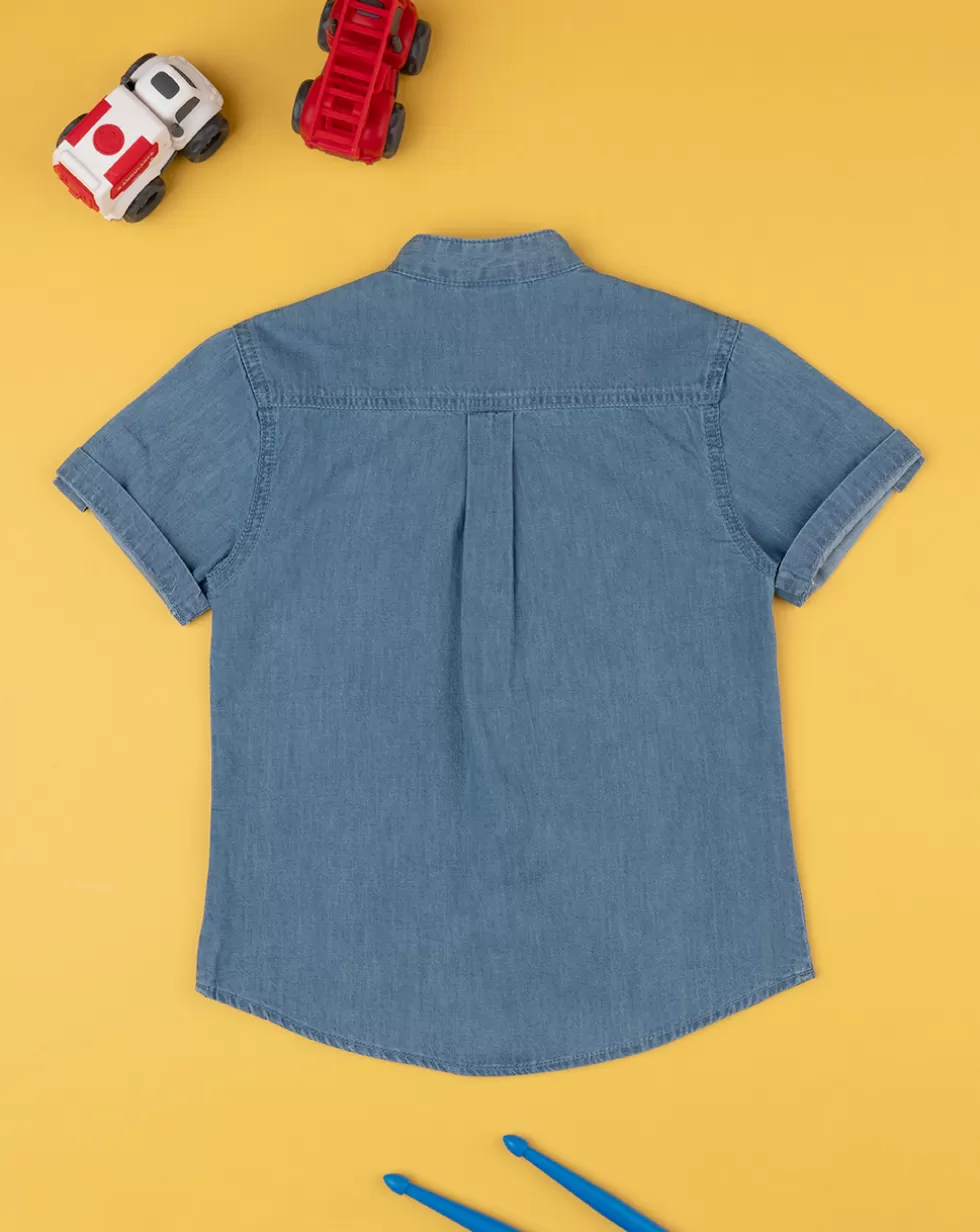 Camicia Chambry Bimbo Denim-Prenatal Sale