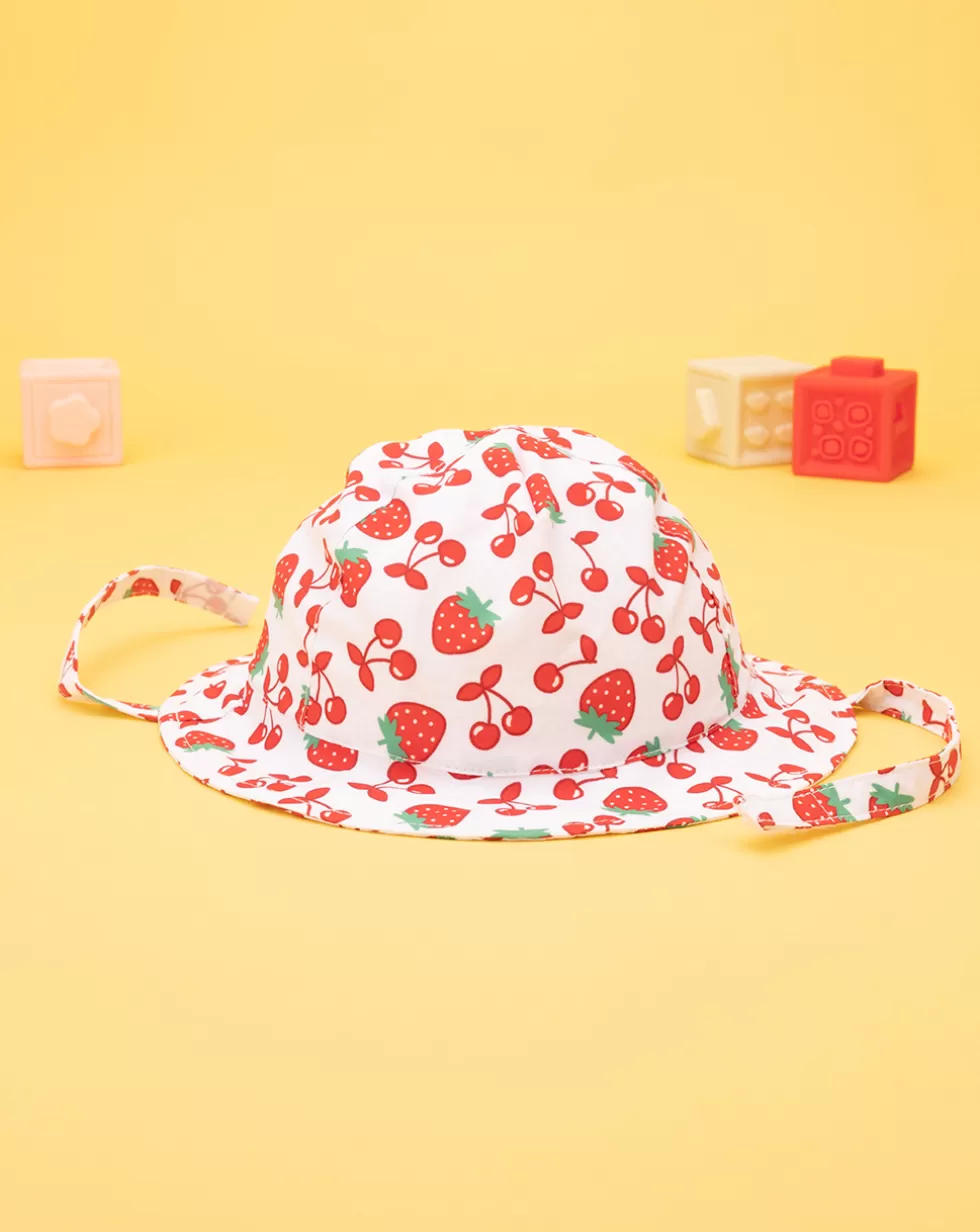 Cappello Estivo Bimba "Fragole”-Prenatal Best