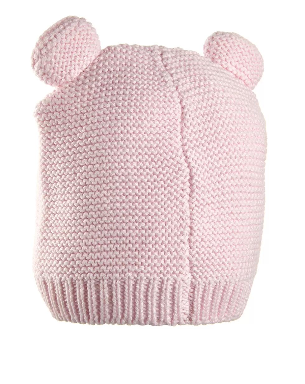 Cappello In Tricot Rosa Con Orecchie-Prenatal Clearance