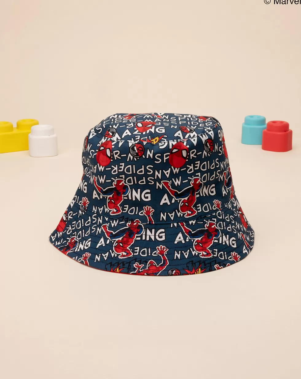 Cappello Pescatore Bimbo Reversibile Spiderman-Prenatal Sale