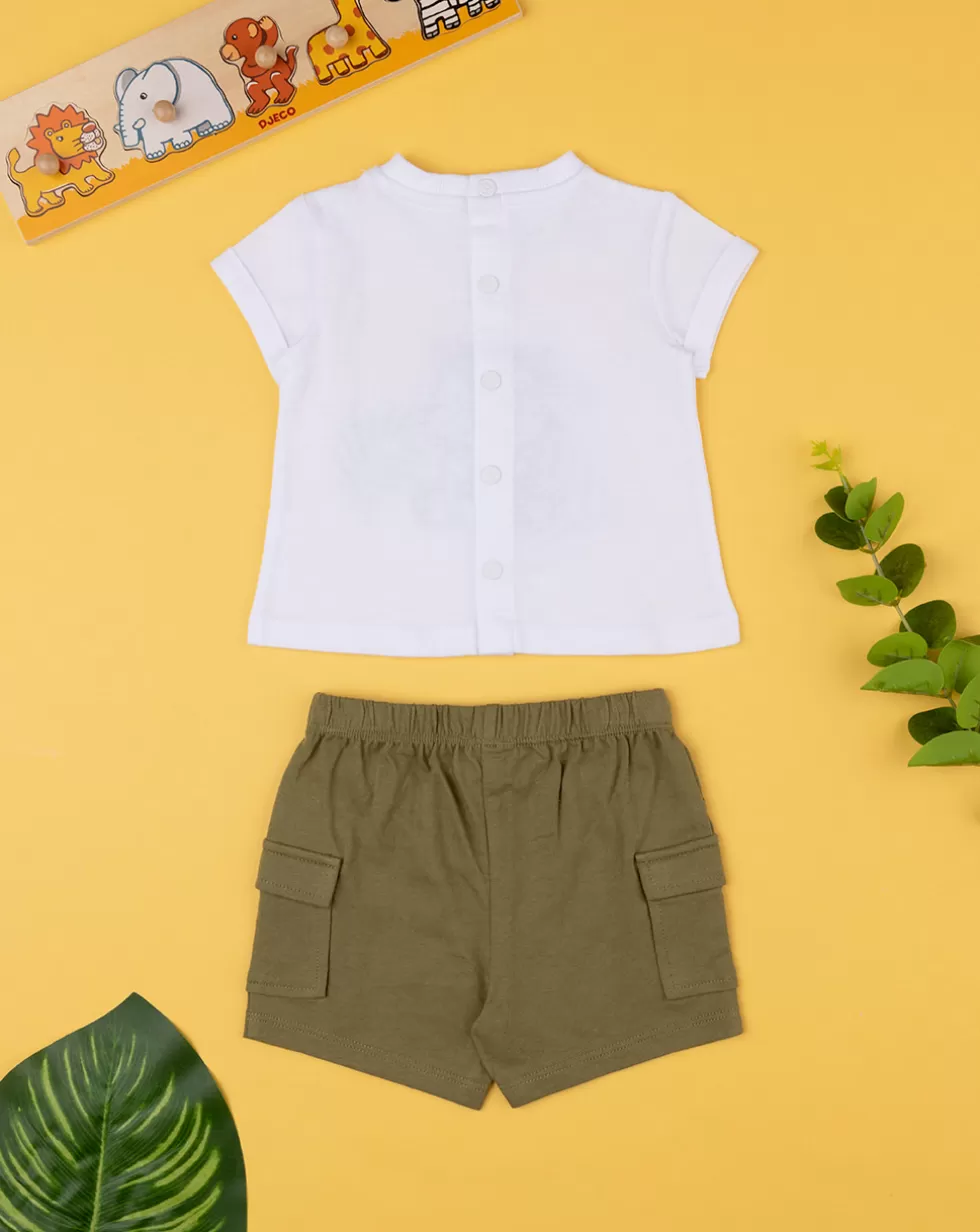 Completo Corto Bimbo T-Shirt + Pantaloncini-Prenatal Store