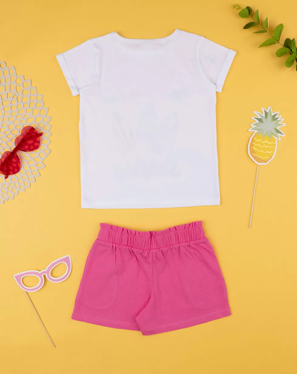 Completo Estivo Bambina T-Shirt + Shorts-Prenatal Best