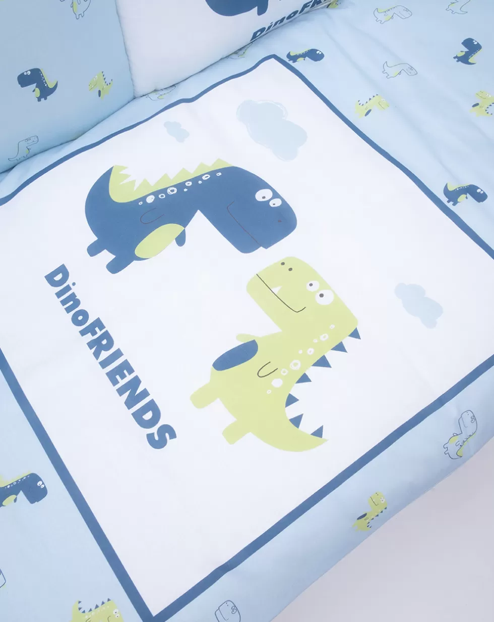 Completo Lettino 4 Pz Boy "Dinosauro”-Prenatal Best Sale