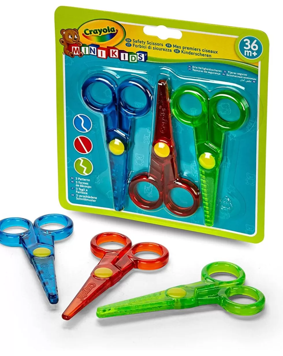 - 3 Forbici Sicurezza Mini Kids-Crayola Cheap