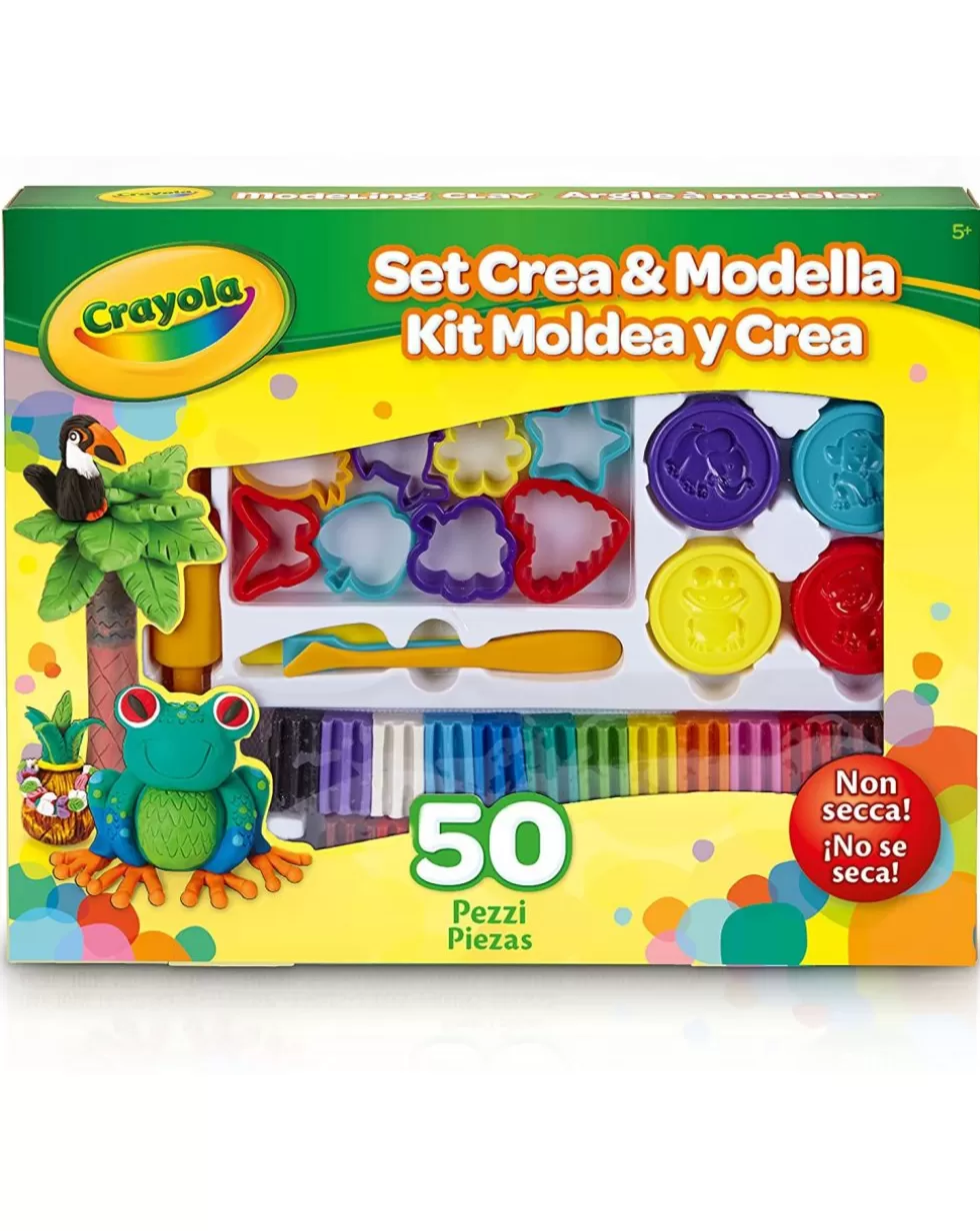 - Set Crea & Modella 50 Pz-Crayola New