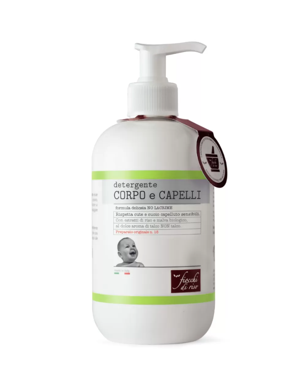 Detergente Corpo E Capelli Talco - 400 Ml-Fiocchi di Riso Store