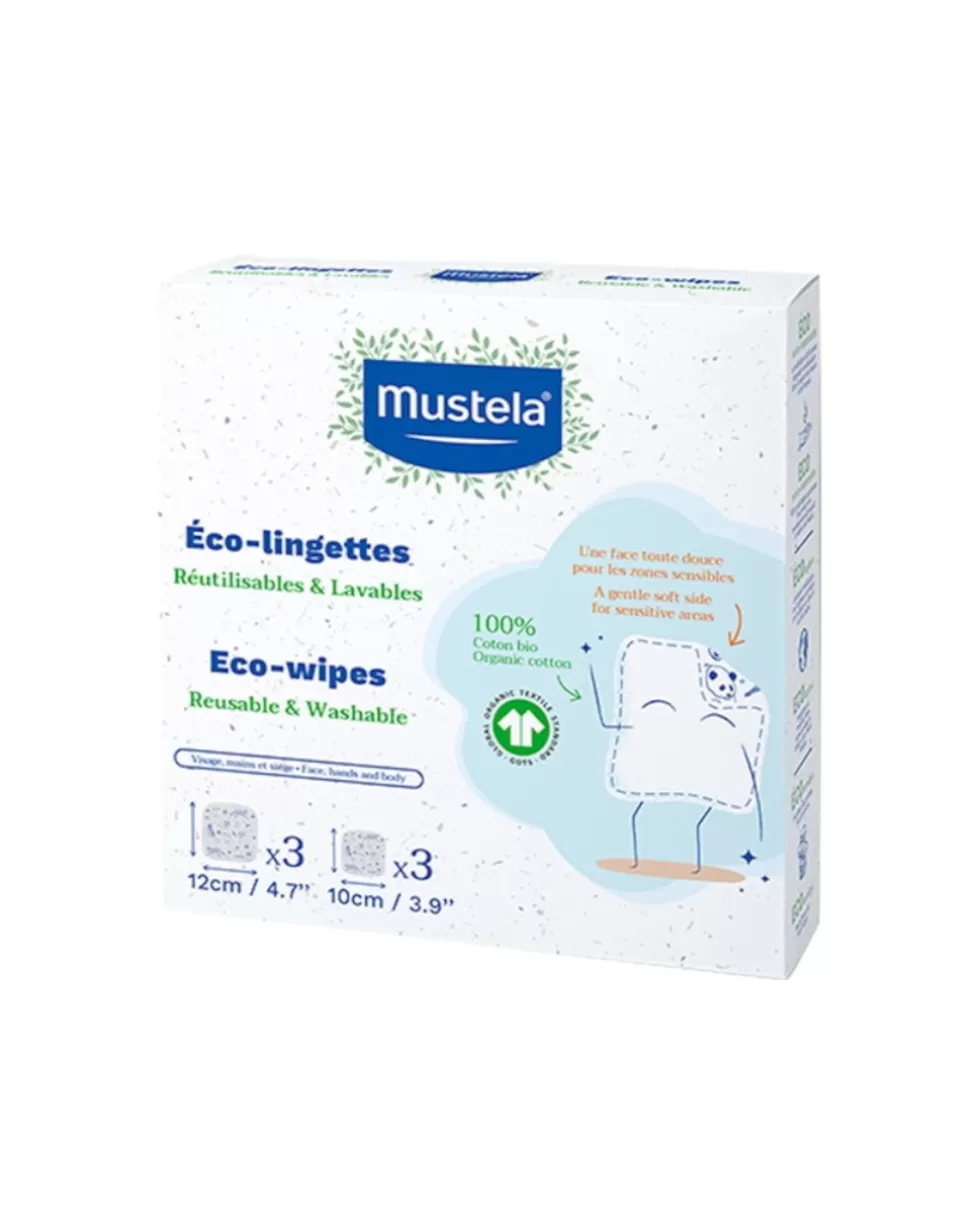 Eco-Salviette Riutilizzabili Bio 6Pz --Mustela Hot