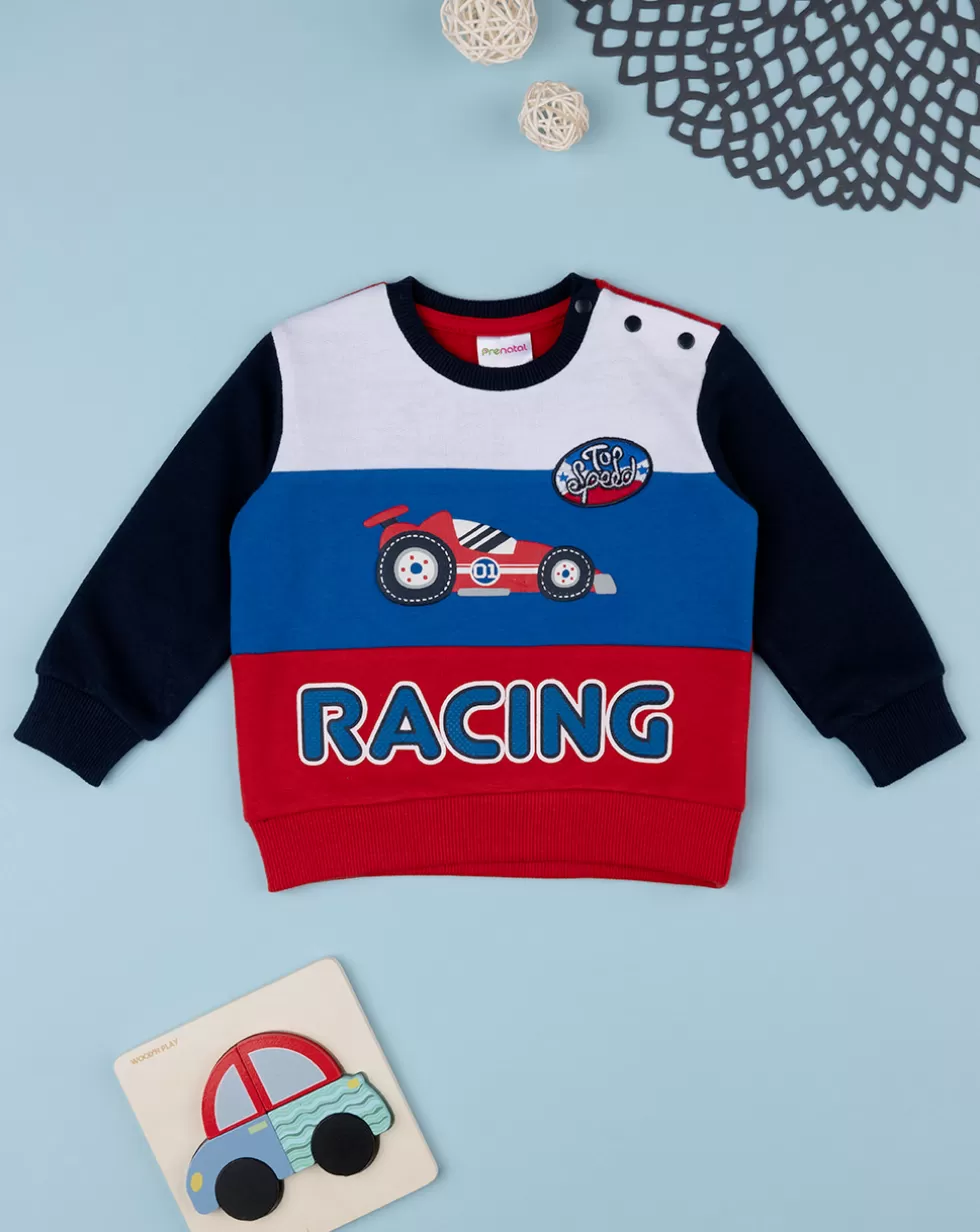 Felpa French Terry Bimbo "Racing”-Prenatal Flash Sale