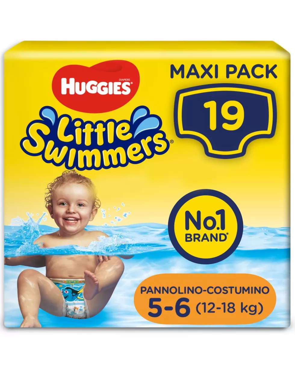 - Little Swimmers Pacco Doppio Tg. 5-6 (19 Pannolini)-Huggies Cheap