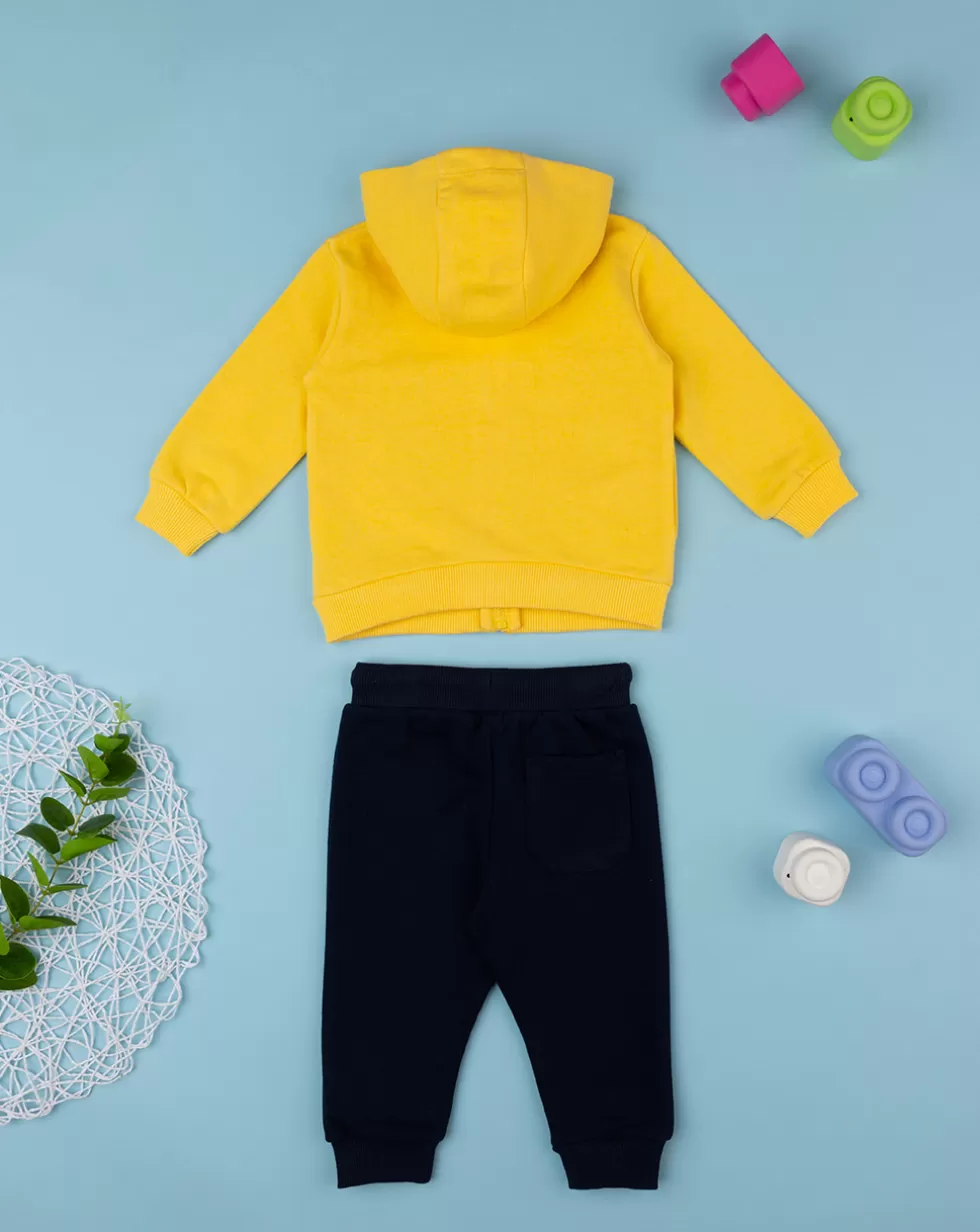 Jogging Basico Bimbo Giallo E Blu-Prenatal Best