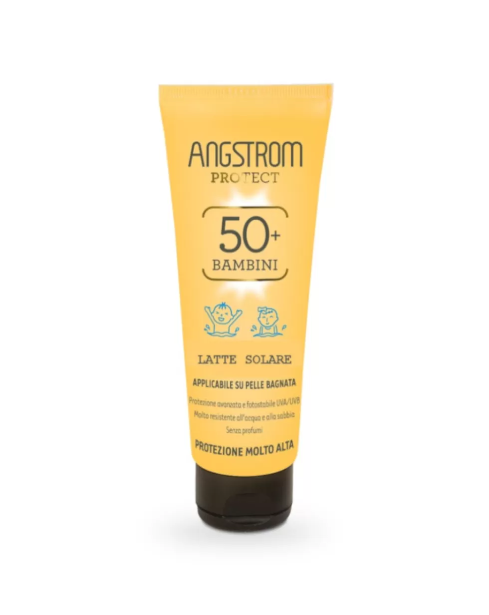 Latte Solare Bambini Idratante Pelle Bagnata Spf 50+ | 250Ml --Angstrom Shop