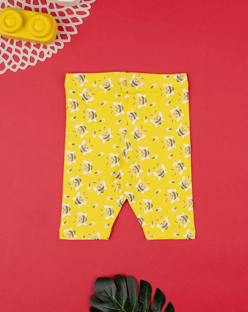 Legging Bimba Giallo "Api”-Prenatal Shop