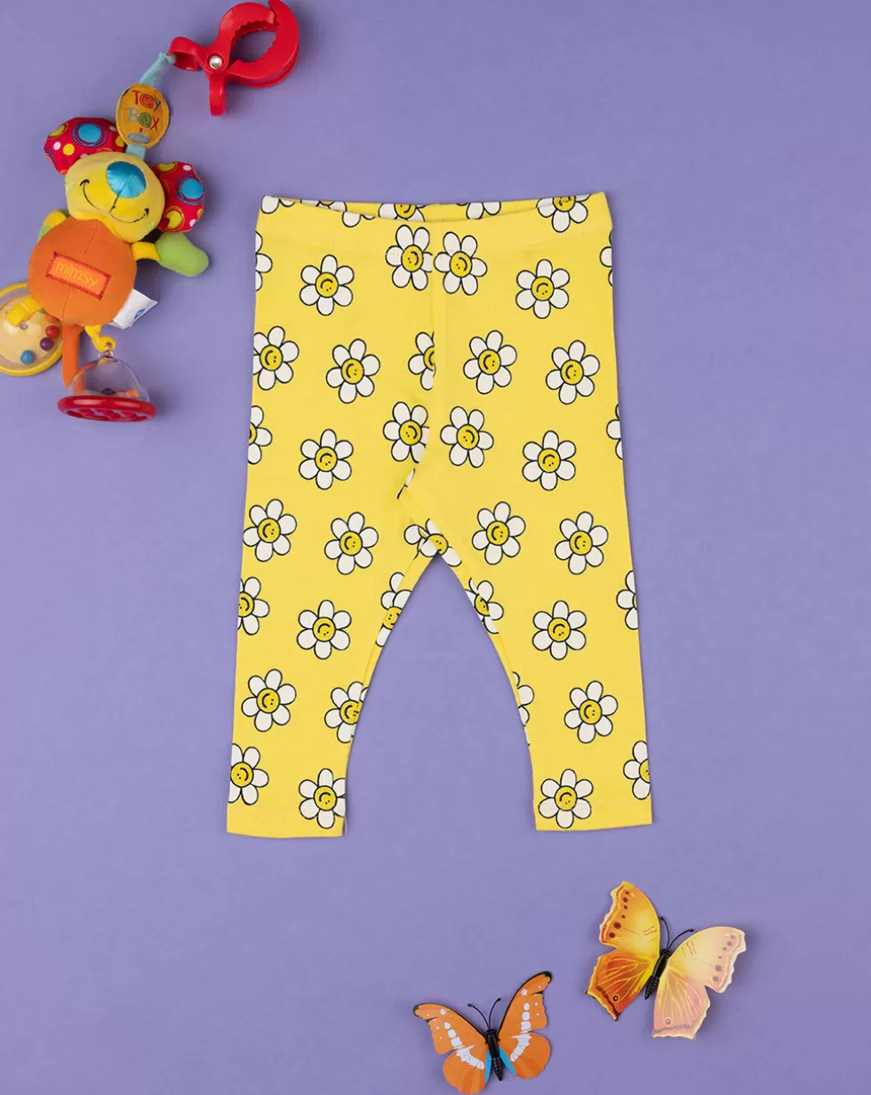 Legging Jersey Bimba "Margherite” Giallo-Prenatal Hot