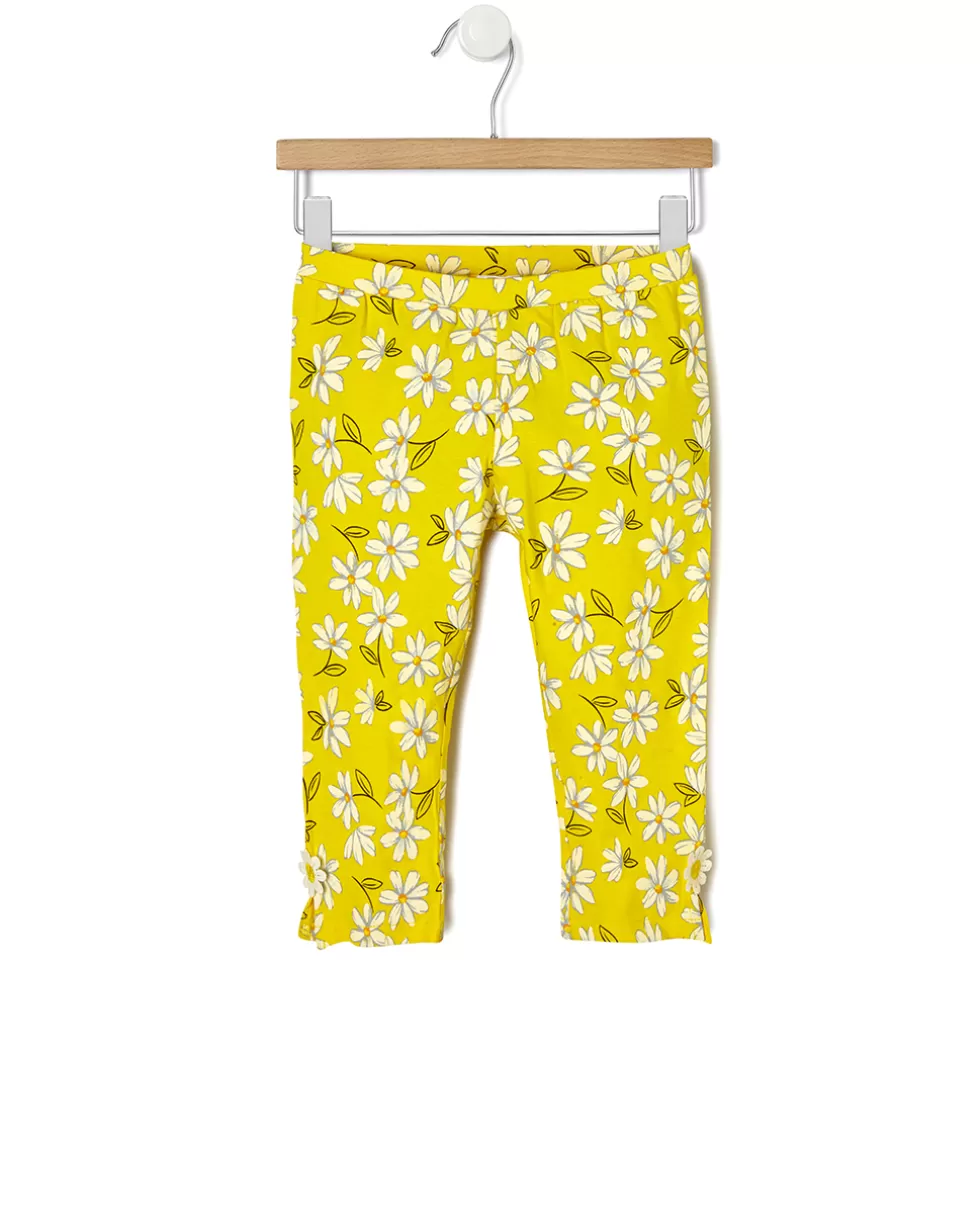 Leggings 3/4 Stampa Fiori-Prenatal Cheap