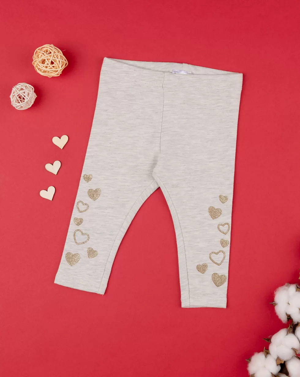 Leggings Bimba Con Cuori-Prenatal Cheap