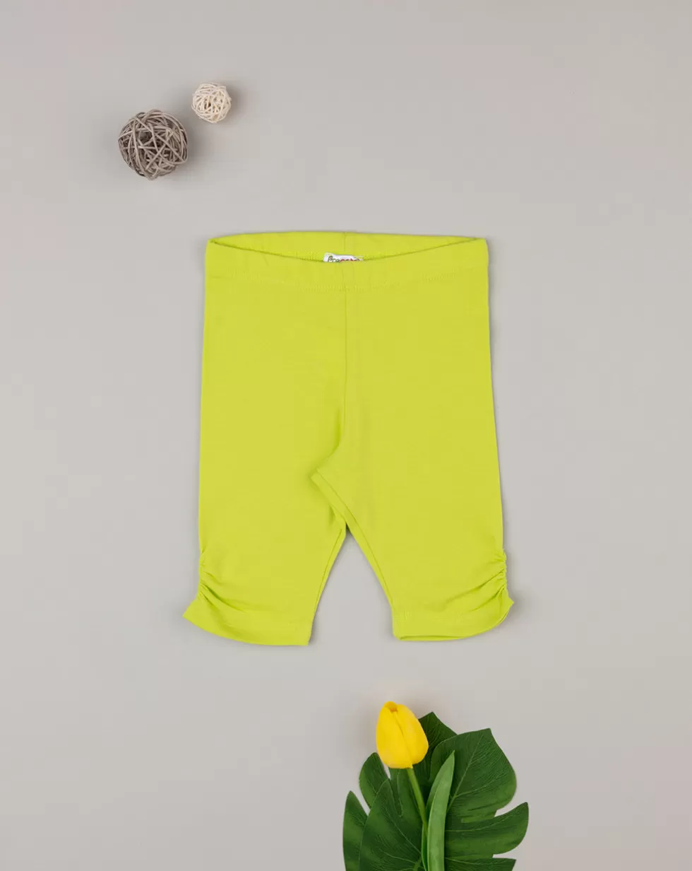 Leggings Bimba Giallo Fluo-Prenatal Best Sale