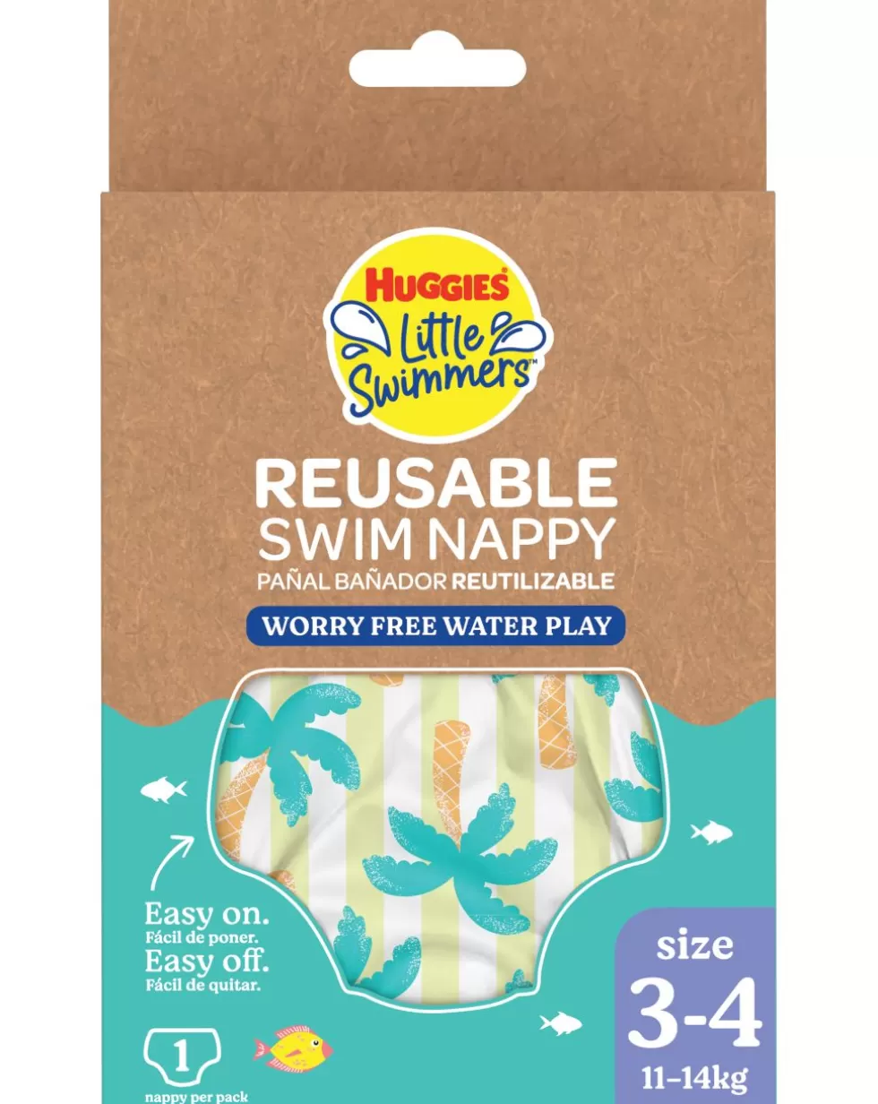 Little Swimmers Pannolino Lavabile Tg. M (11-14 Kg) --Huggies Flash Sale