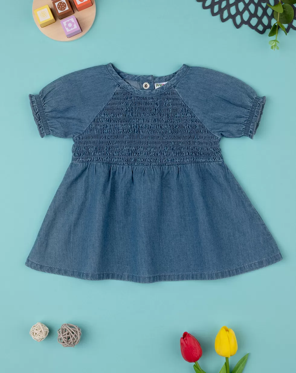 Maglia Bambina Mezze Maniche Chambray-Prenatal Online