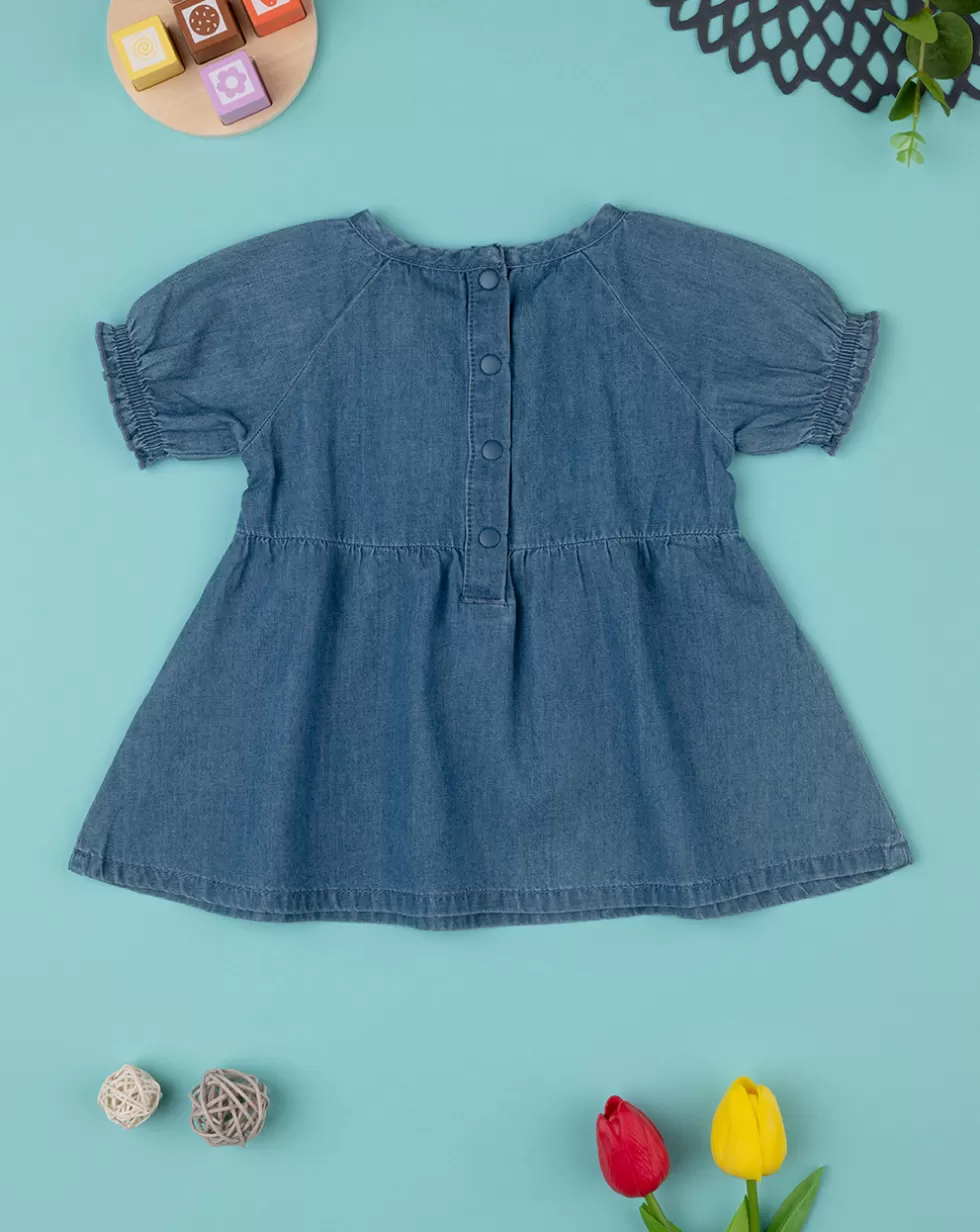 Maglia Bambina Mezze Maniche Chambray-Prenatal Online