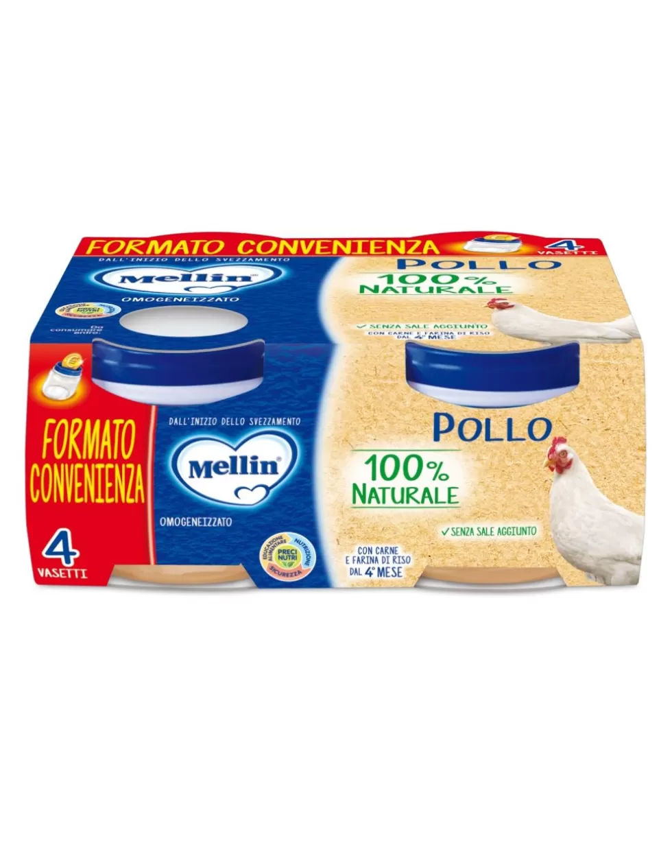 - Omogeneizzato Pollo 4X80G-Mellin Outlet