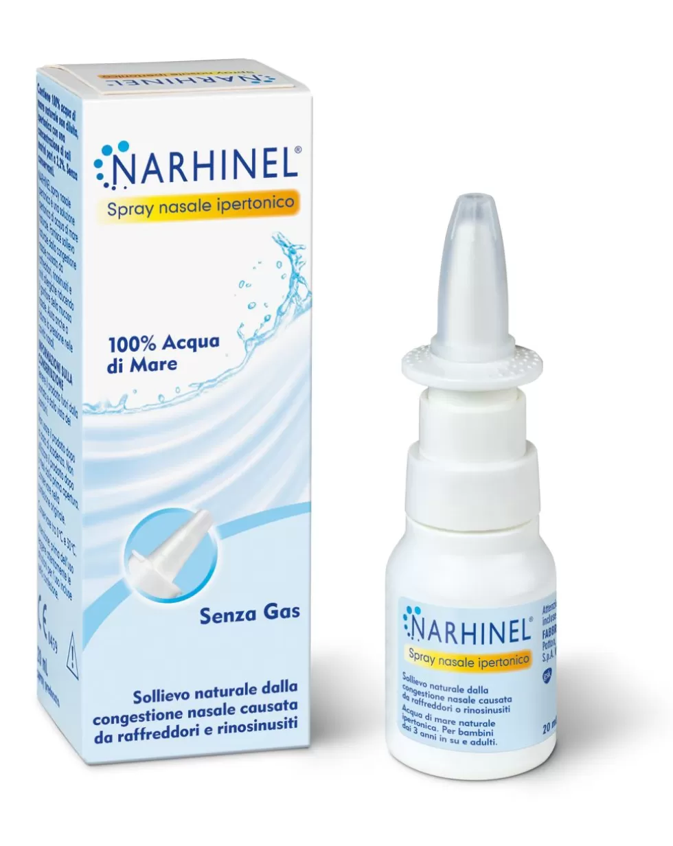 - Spray Nasale Ipertonico Con Acqua Di Mare - 20 Ml-Narhinel Store