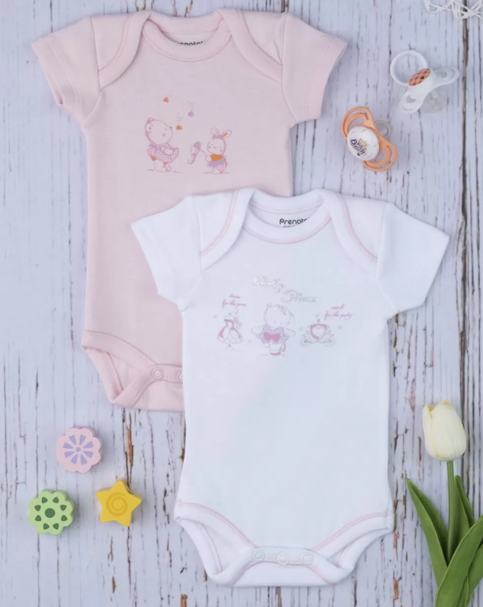 Pack 2 Body Bimba Pink & White-Prenatal Shop