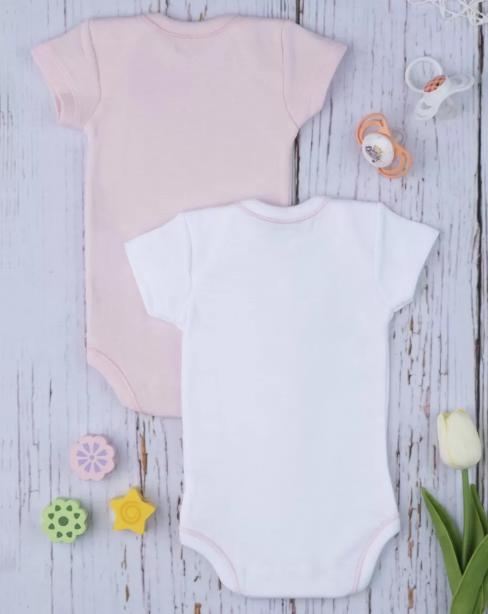 Pack 2 Body Bimba Pink & White-Prenatal Shop