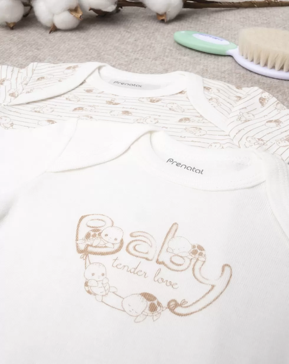 Pack 2 Body Girl "Baby” Organic - Cotton-Prenatal Fashion