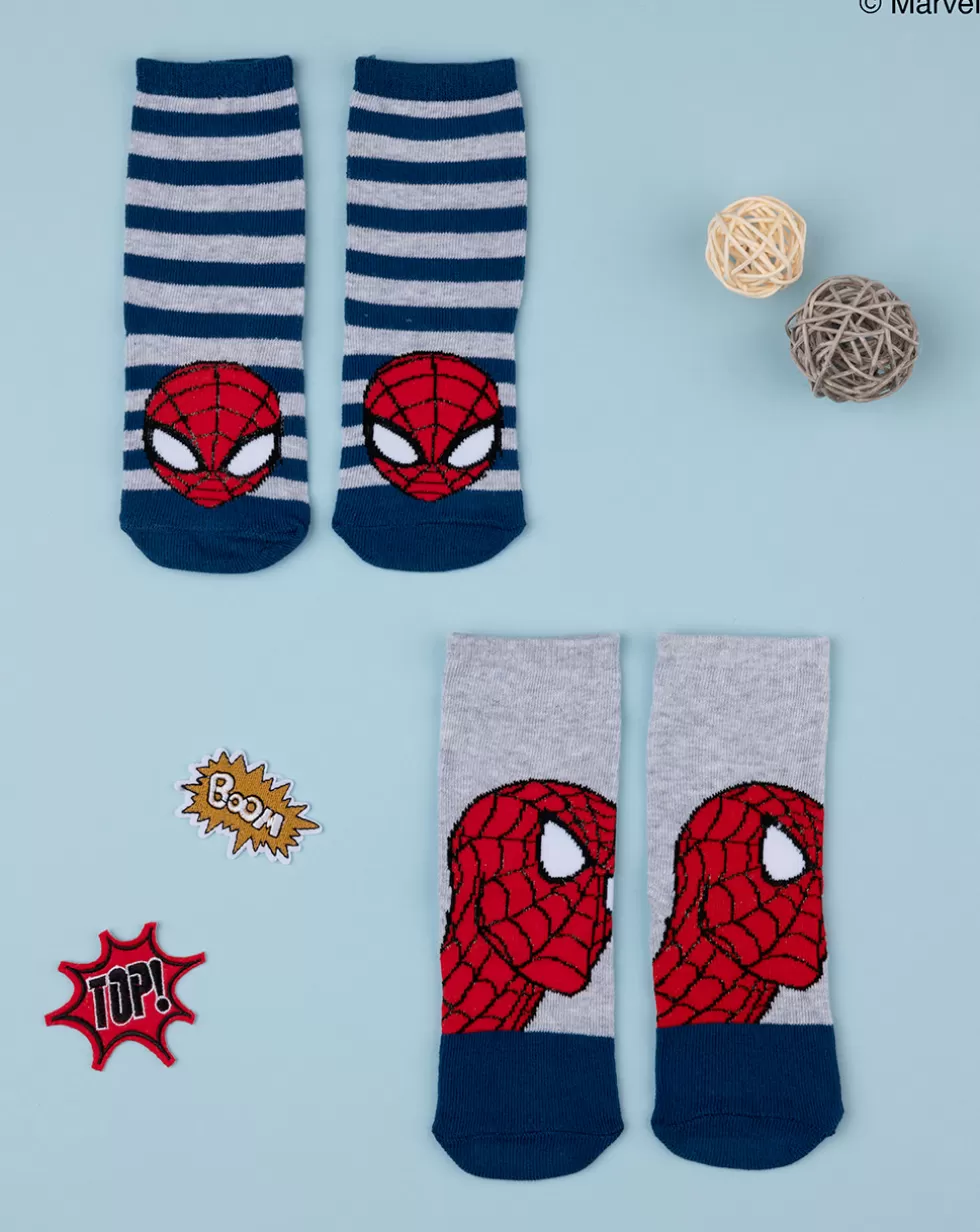 Pack 2 Calze Bambino Spiderman-Prenatal Shop