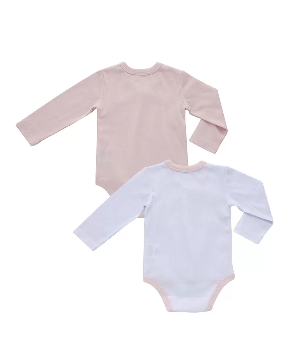 Pack 2 Pezzi Body Con Manica Lunga E Stampa Farfalle-Prenatal Outlet