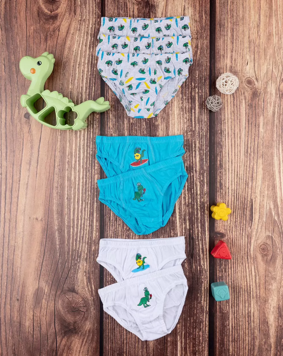 Pack 7 Slip Bimbo Dinosauri-Prenatal Flash Sale