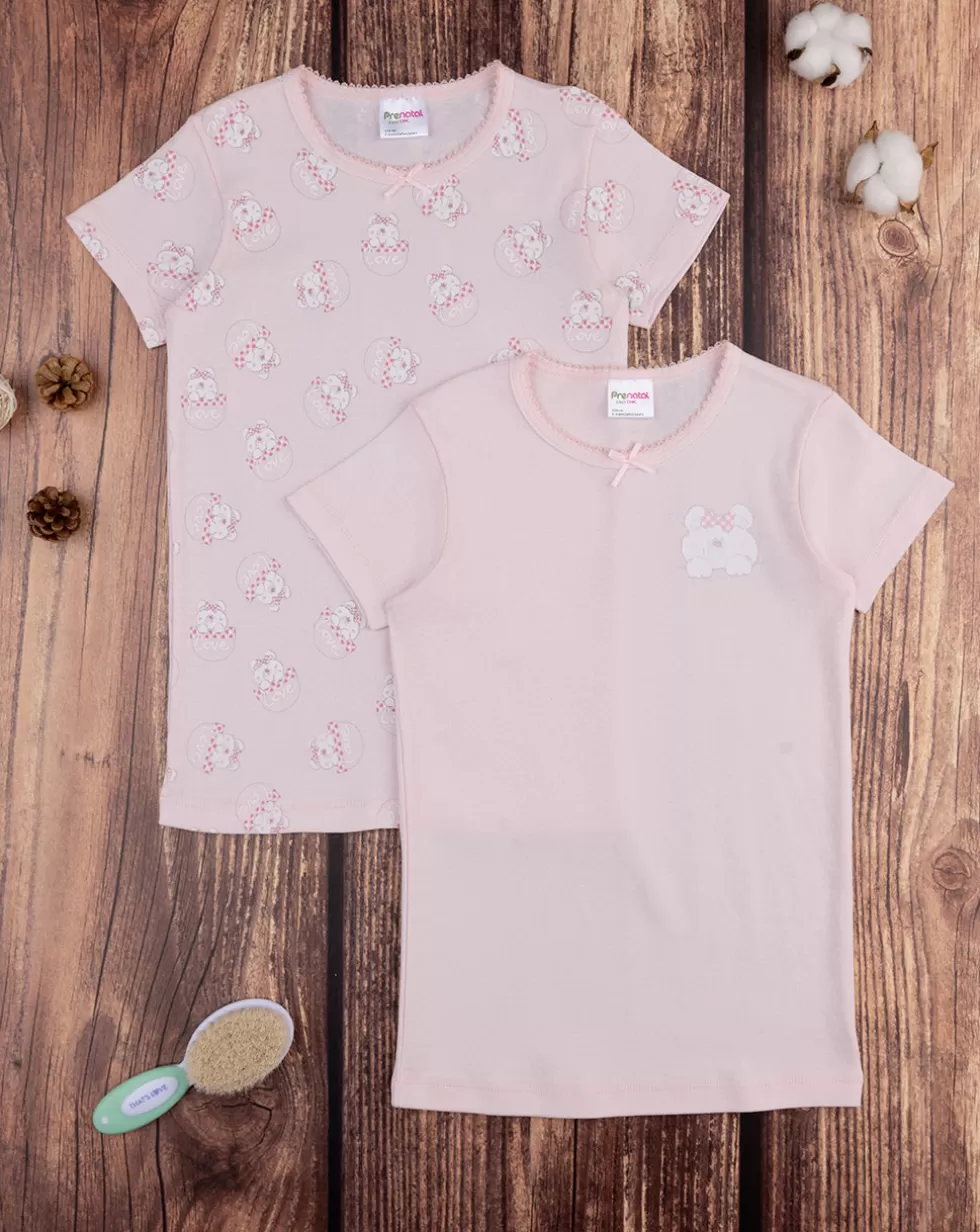 Pack 2 T-Shirt Costina Bimba Rosa-Prenatal New