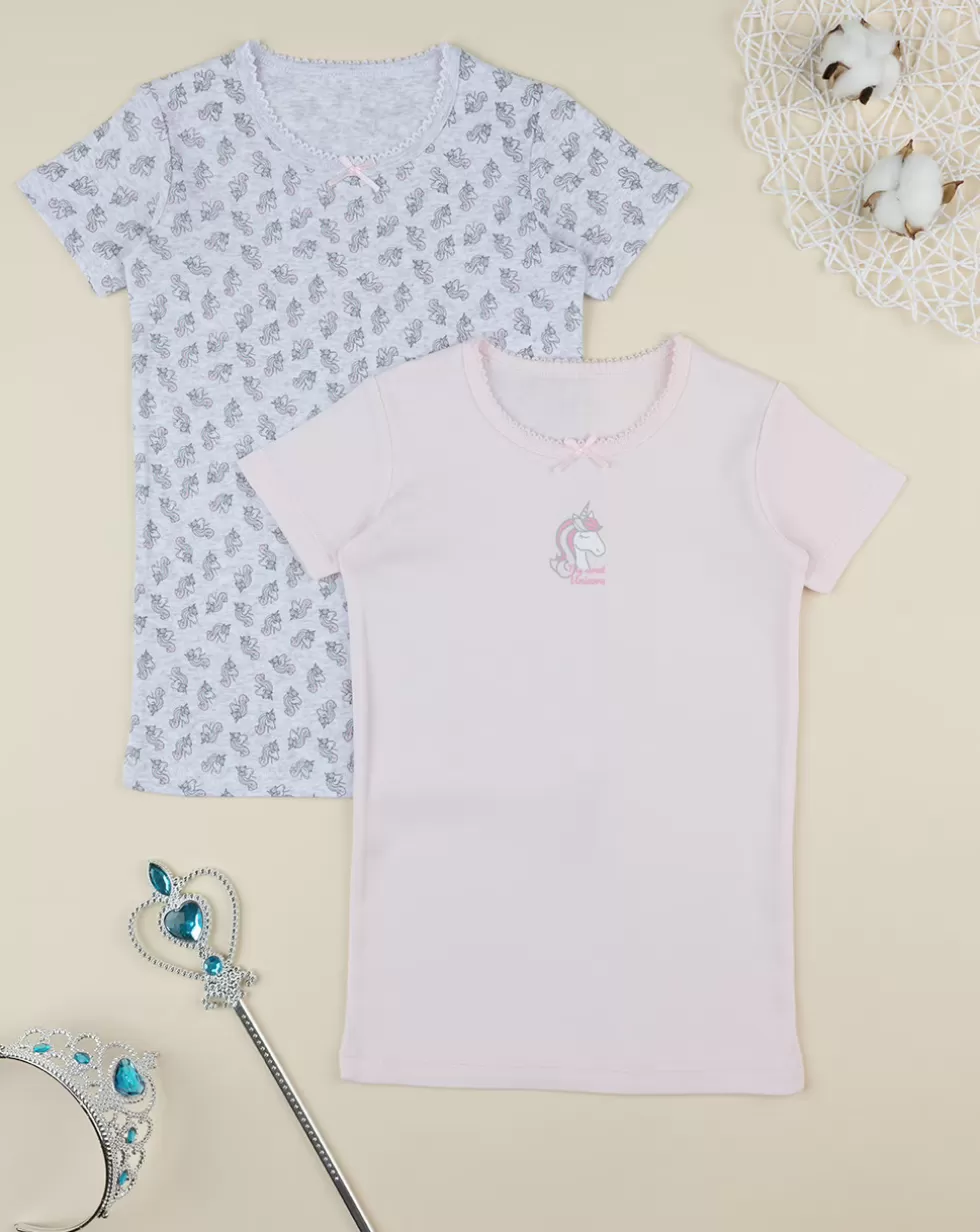 Pack 2 T-Shirt Girl "Unicorni”-Prenatal Best Sale