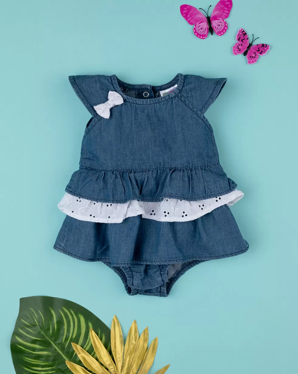 Pagliaccetto Chambray Bimba Denim-Prenatal Best Sale