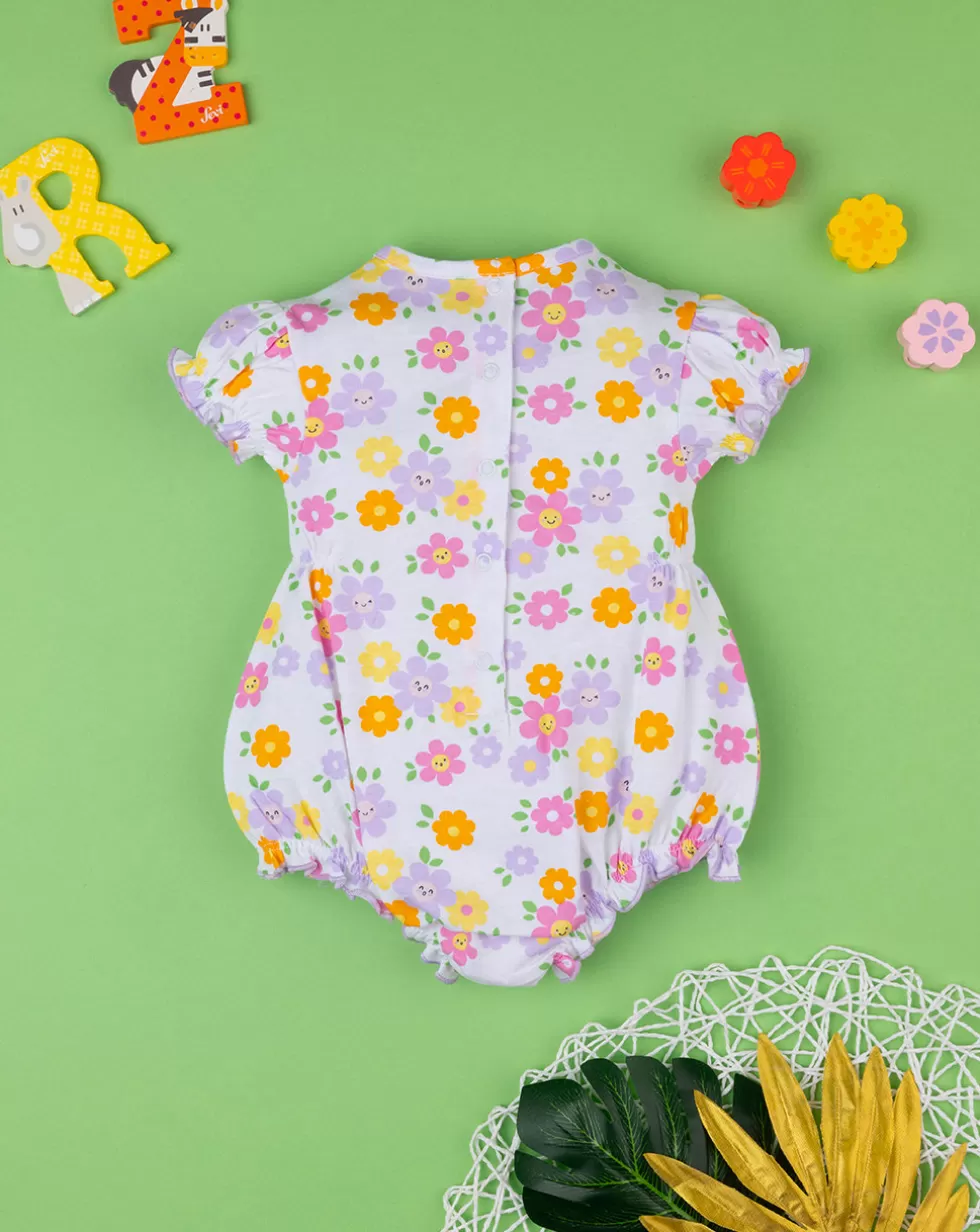 Pagliaccetto Jersey Bimba "Fiori”-Prenatal Flash Sale