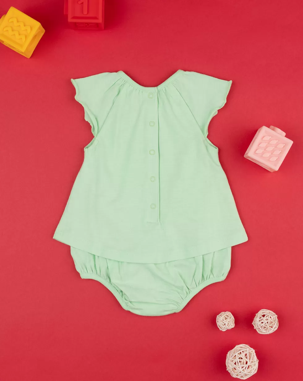 Pagliaccetto Jersey Bimba Verde-Prenatal Hot