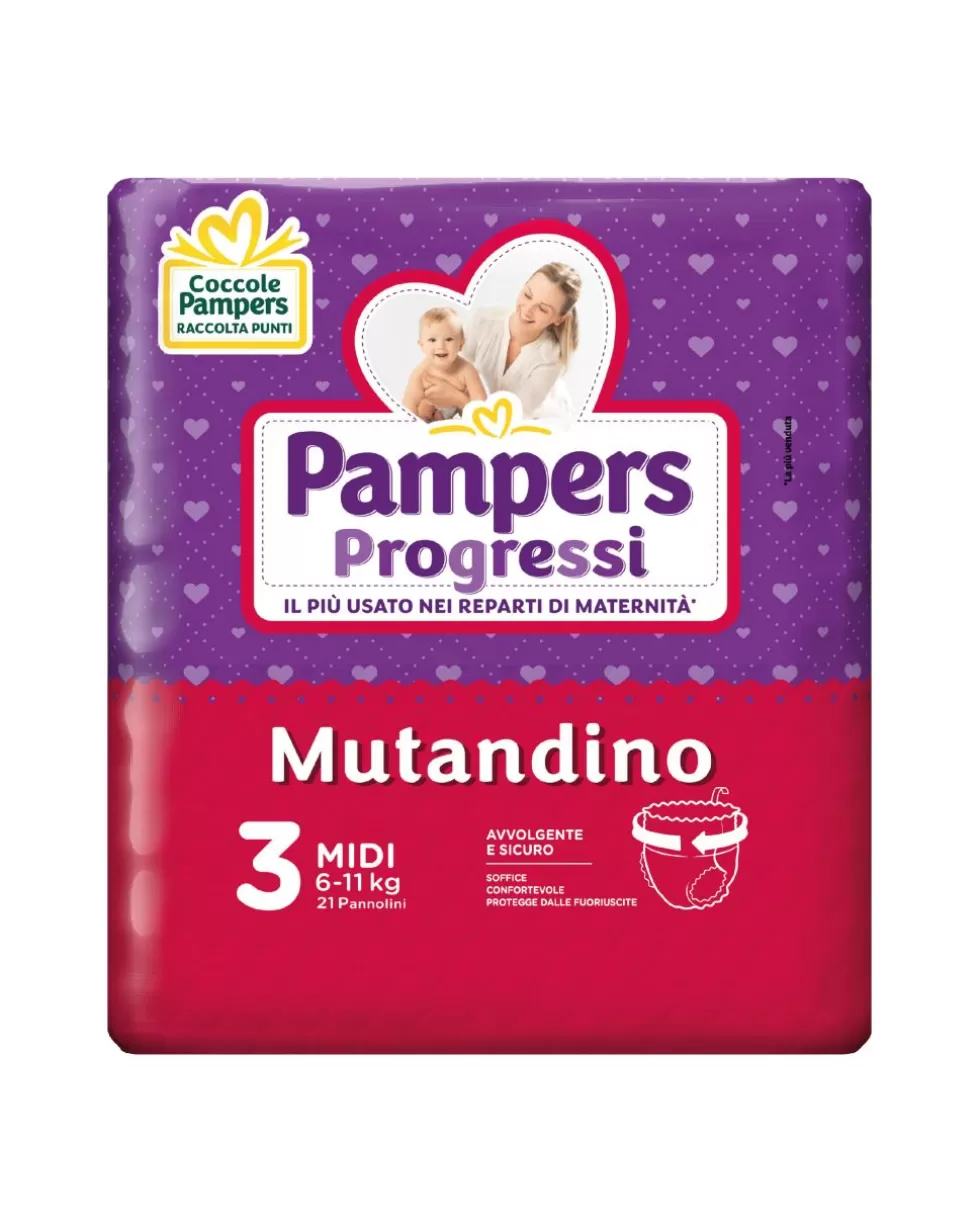 Progressi Mutandino Midi (6-11Kg) - 21 Pz-Pampers Clearance