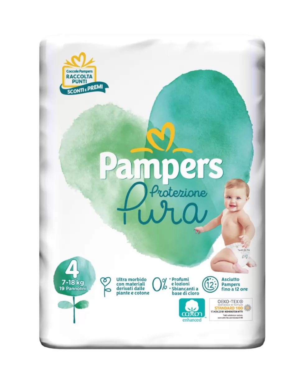 Protezione Pura Maxi (7-18Kg) - 19Pz-Pampers Fashion