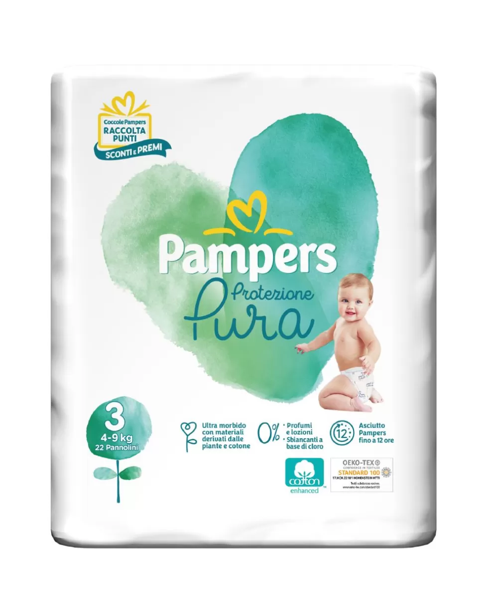 Protezione Pura Midi (4-9Kg) - 22Pz-Pampers Best