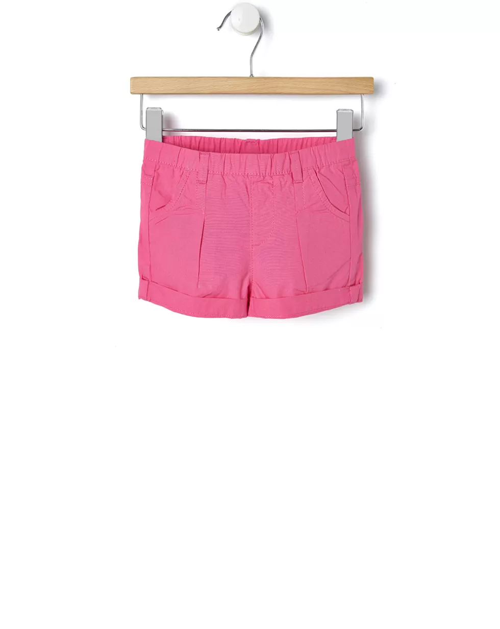 Pantaloncini In Popeline Fucsia-Prenatal Store