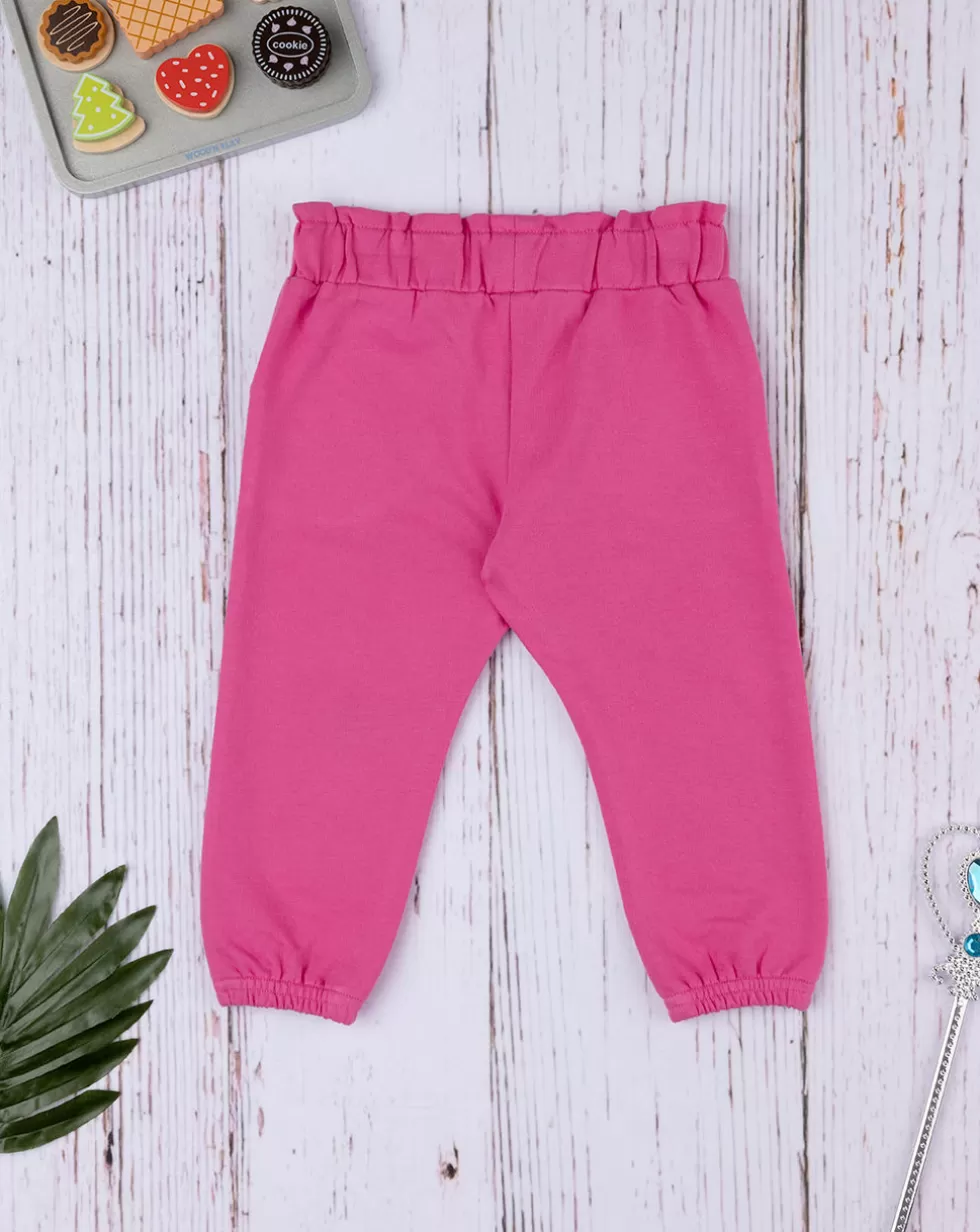 Pantalone French Terry Bimba Rosa-Prenatal Online