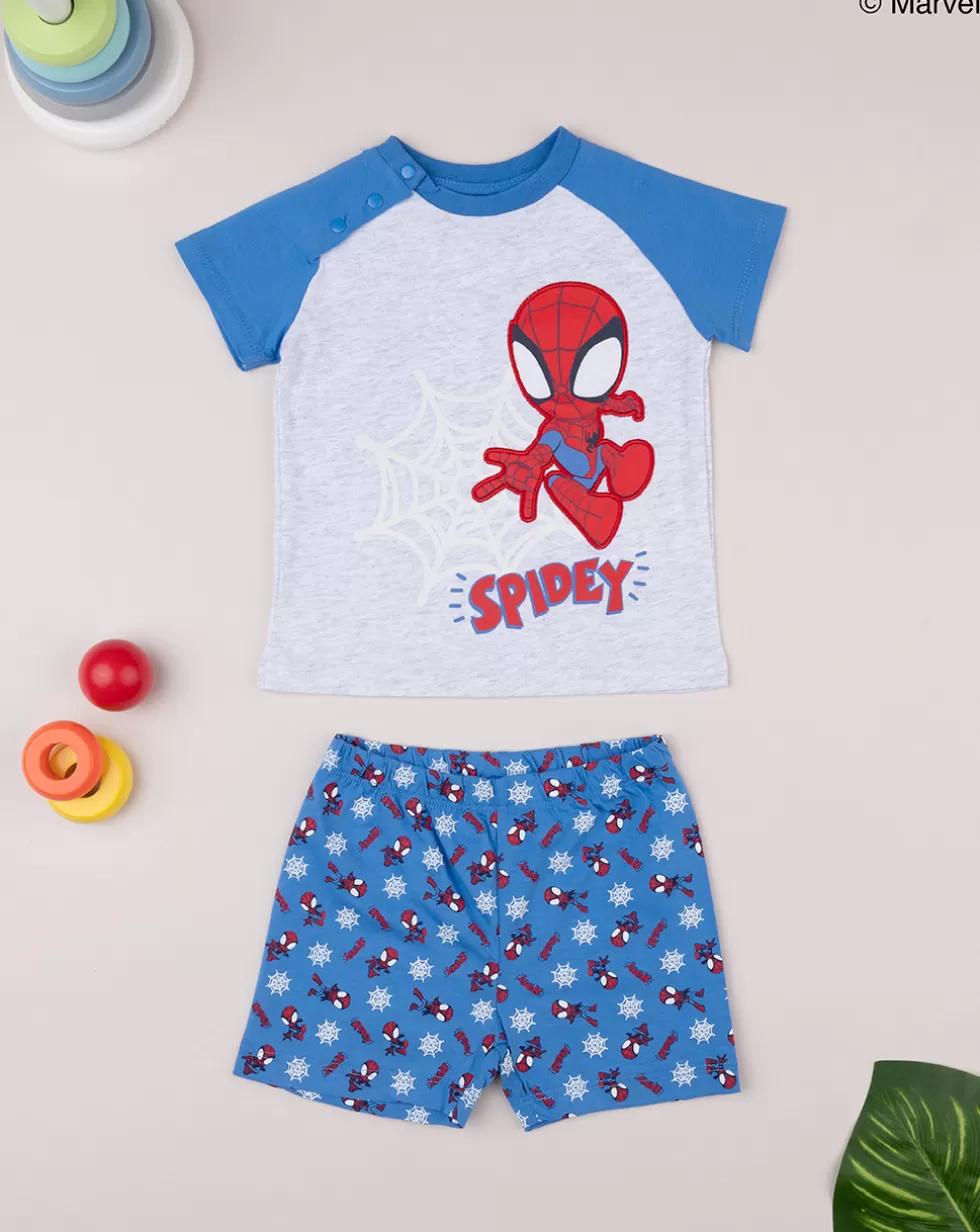 Pigiama 2 Pezzi Bimbo Spiderman Oeko-Tex-Prenatal New