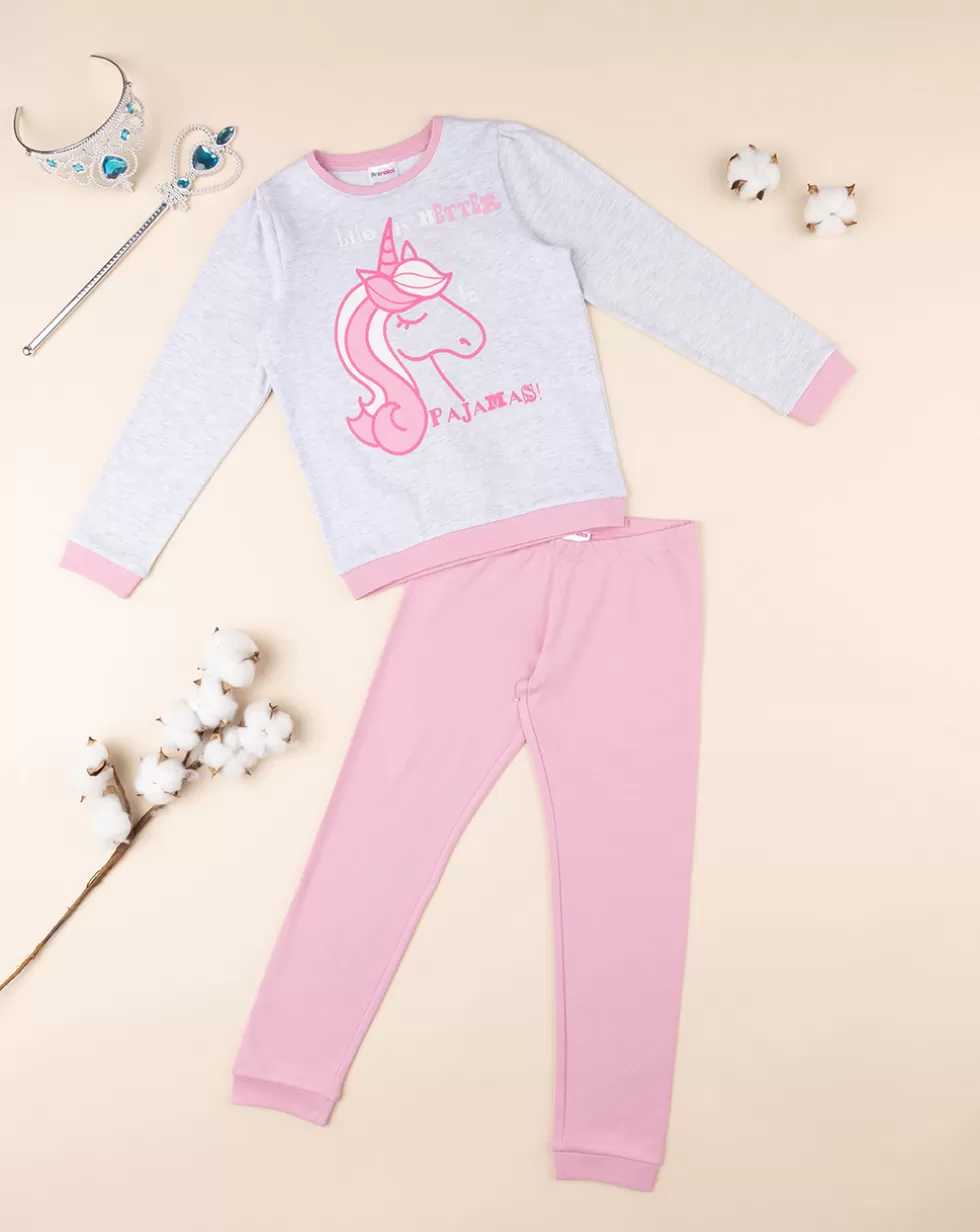 Pigiama Bimba "Unicorno” Rosa-Prenatal Best Sale