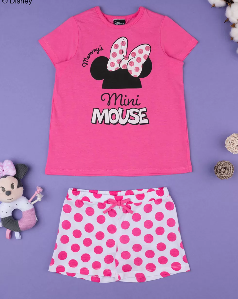 Pigiama Corto Bambina 2 Pezzi Disney Minnie-Prenatal Sale