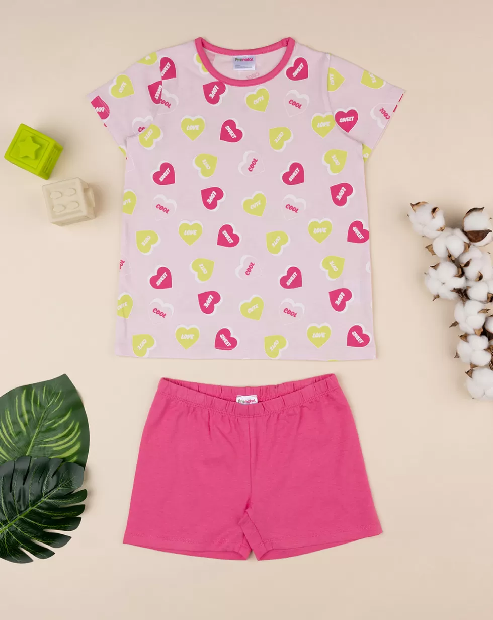 Pigiama Jersey Bimba "Cuori”-Prenatal Cheap