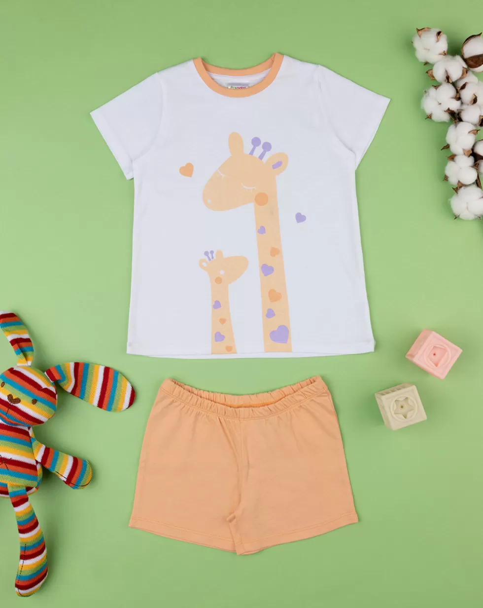 Pigiama Jersey Bimba "Giraffe”-Prenatal Clearance