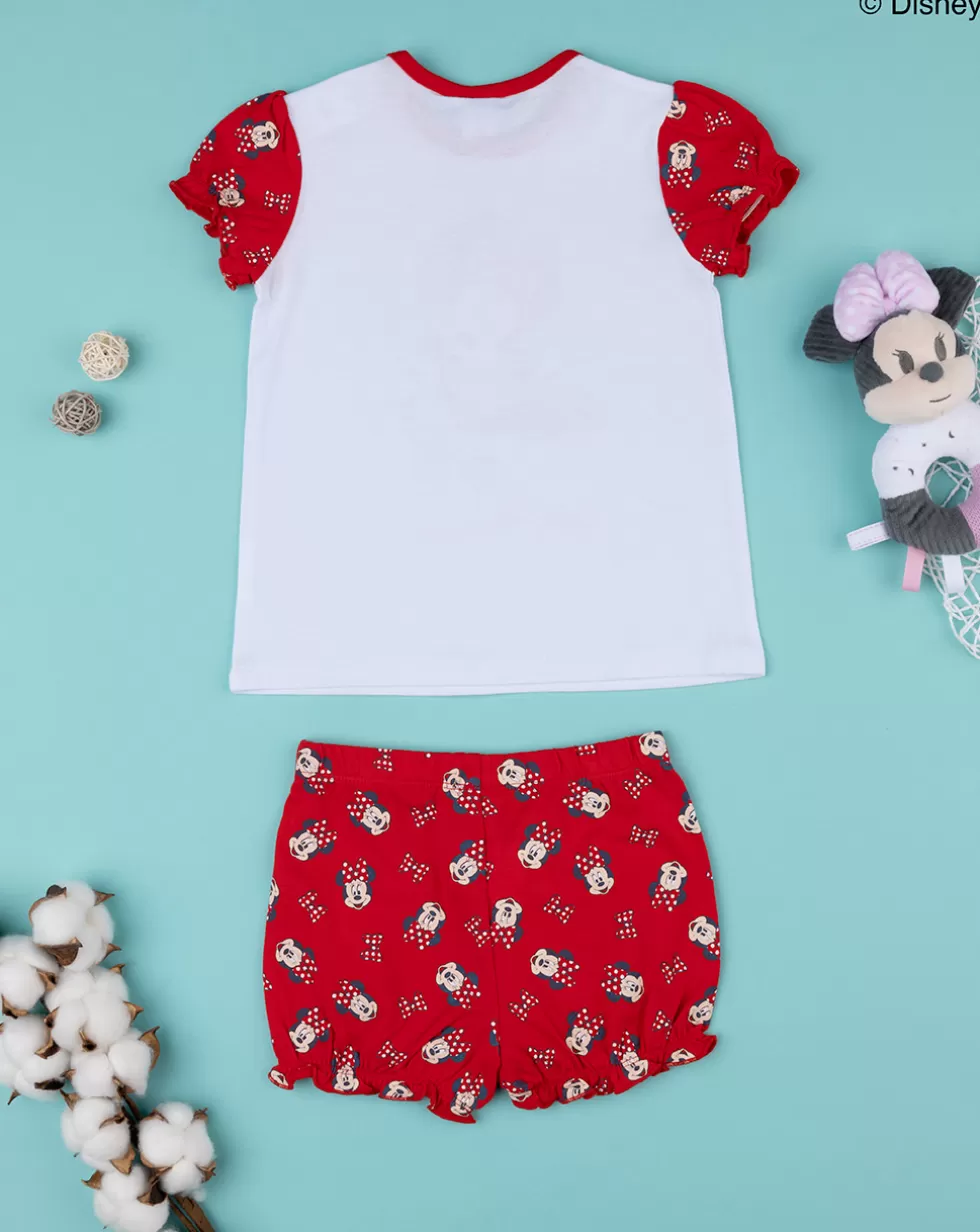 Pigiama Jersey Bimba "Minnie” Organic Cotton-Prenatal Flash Sale