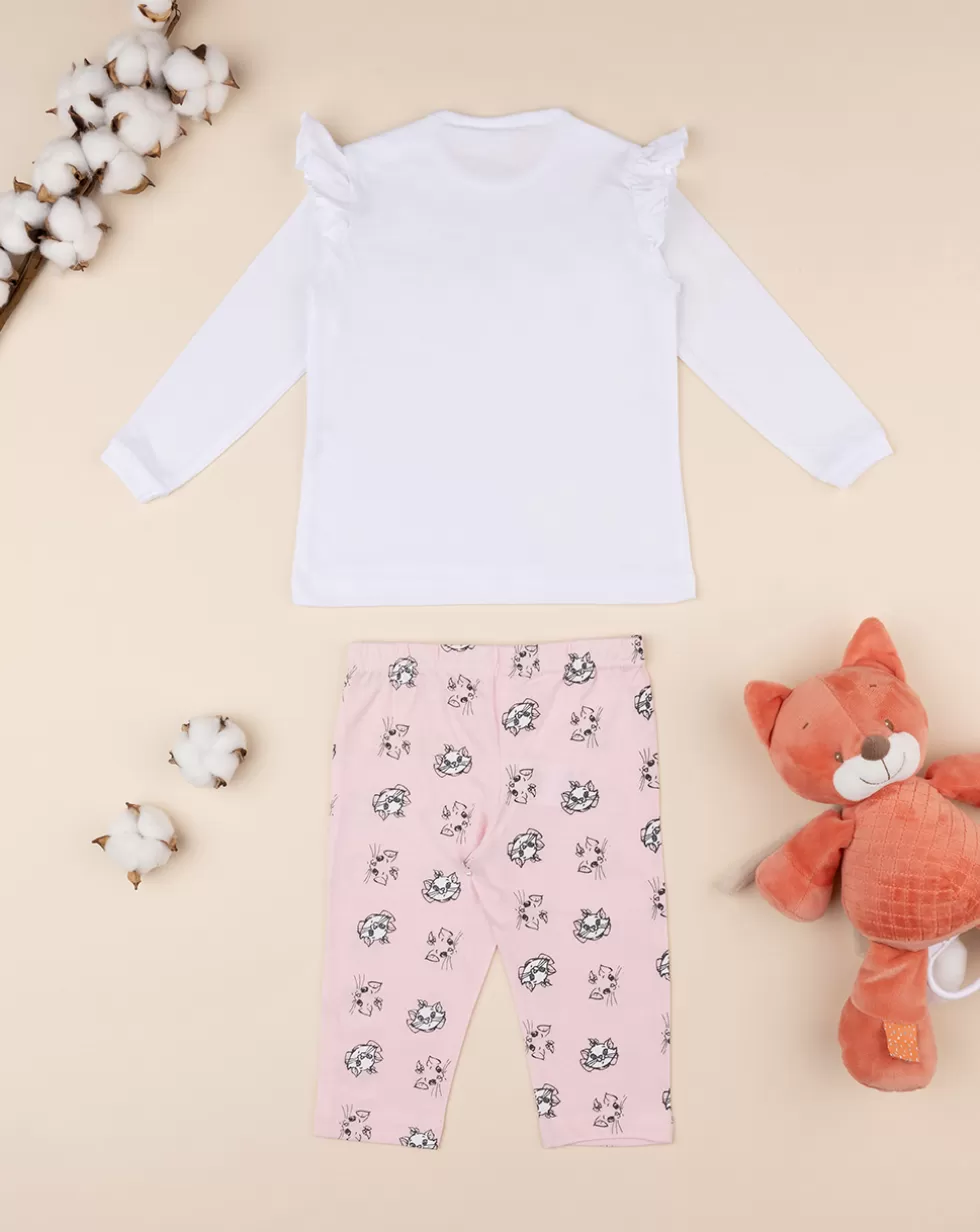 Pigiama Leggero Bambina Disney Marie-Prenatal Clearance