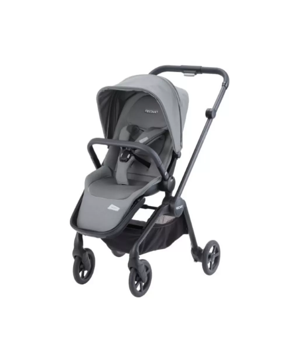 Trio Sadena Prime Silent Grey Telaio Black-Recaro Flash Sale